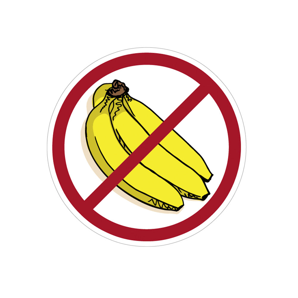 Boneyard No Bananas Sticker