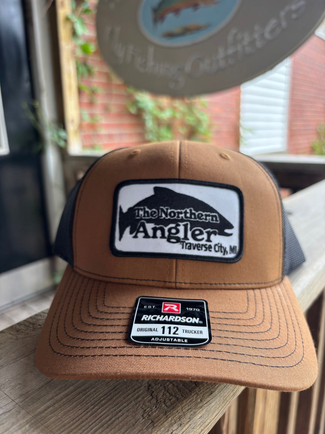 Northern Angler Richardson 112 Trucker Hat (Caramel/Black)