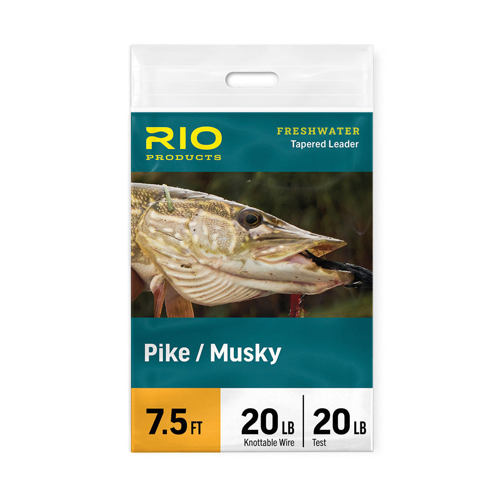 Rio Pike/Musky Leader - 7.5ft - 20lbs