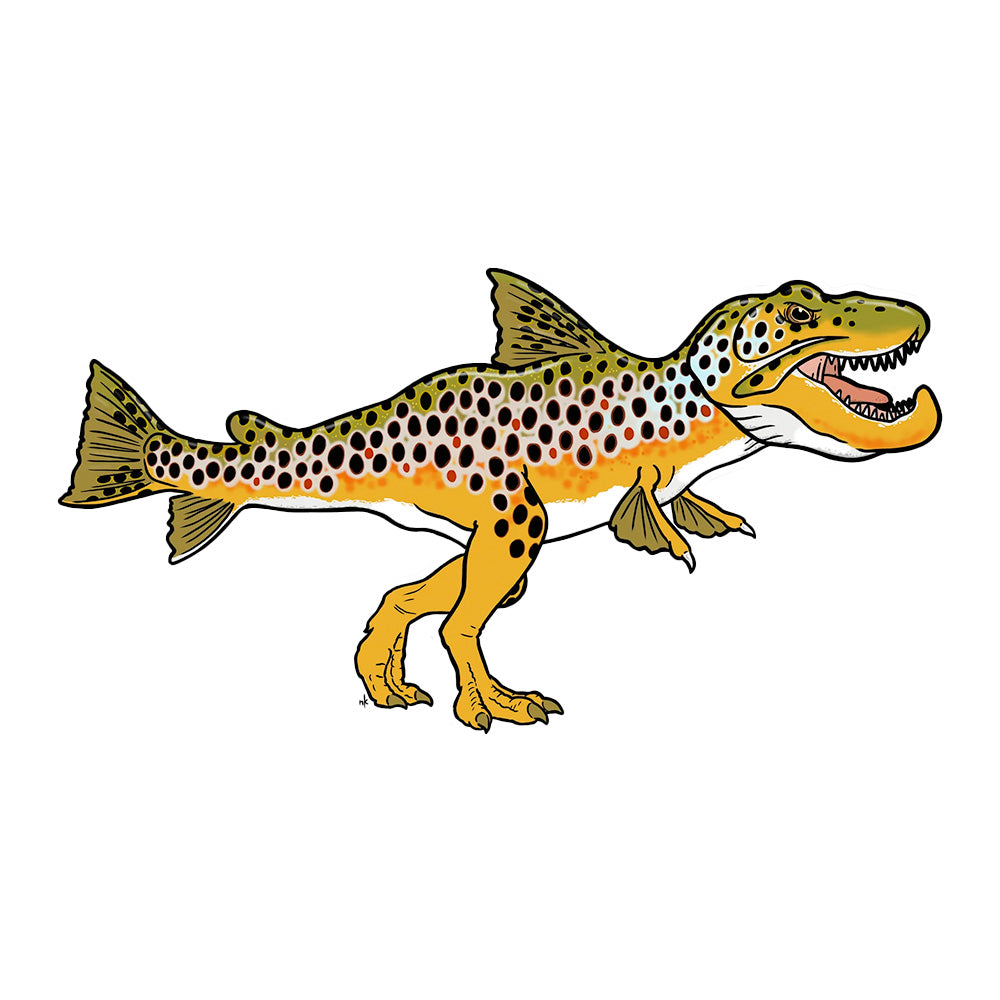 Troutasaurus Rex Decal