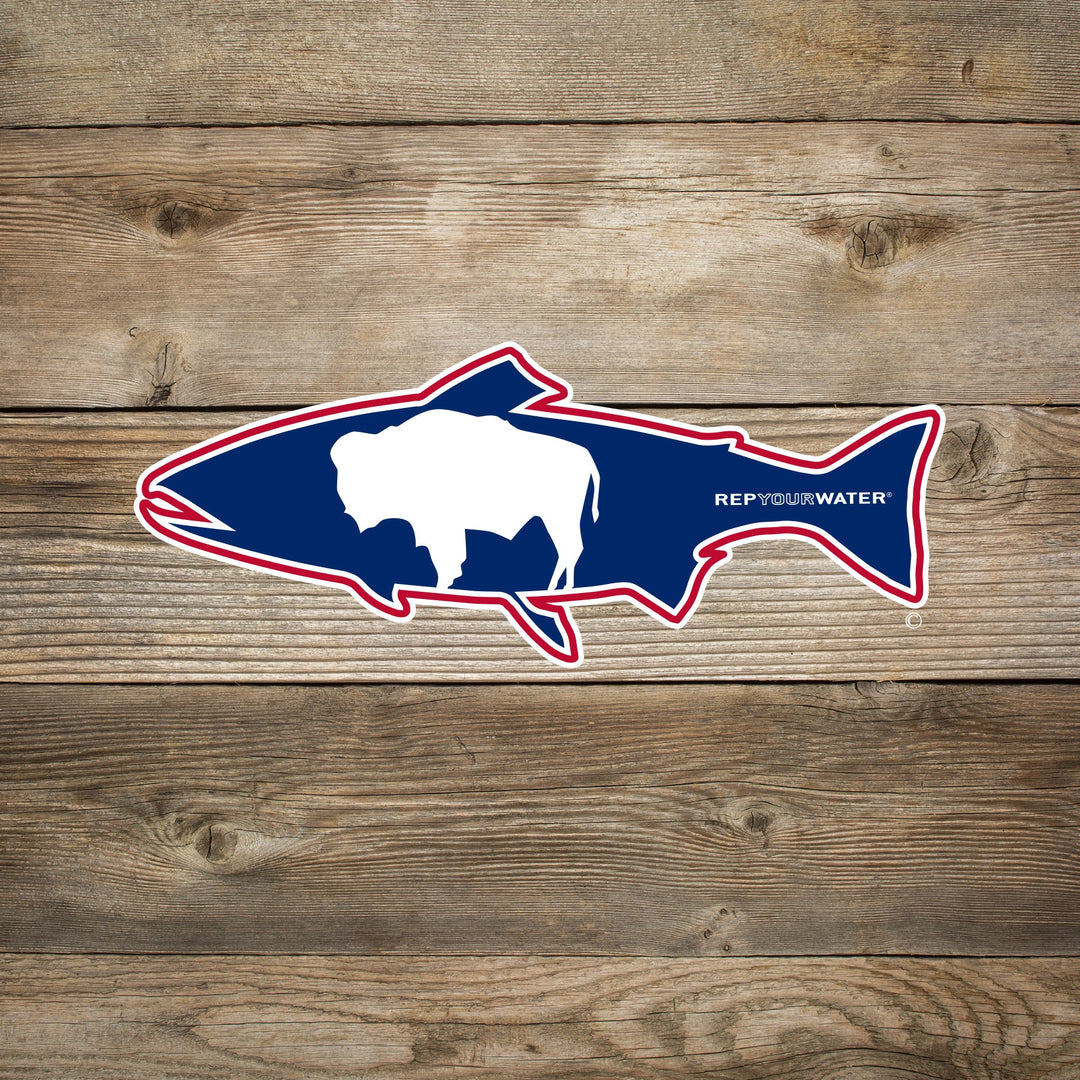 RepYourWater Wyoming Flag Sticker