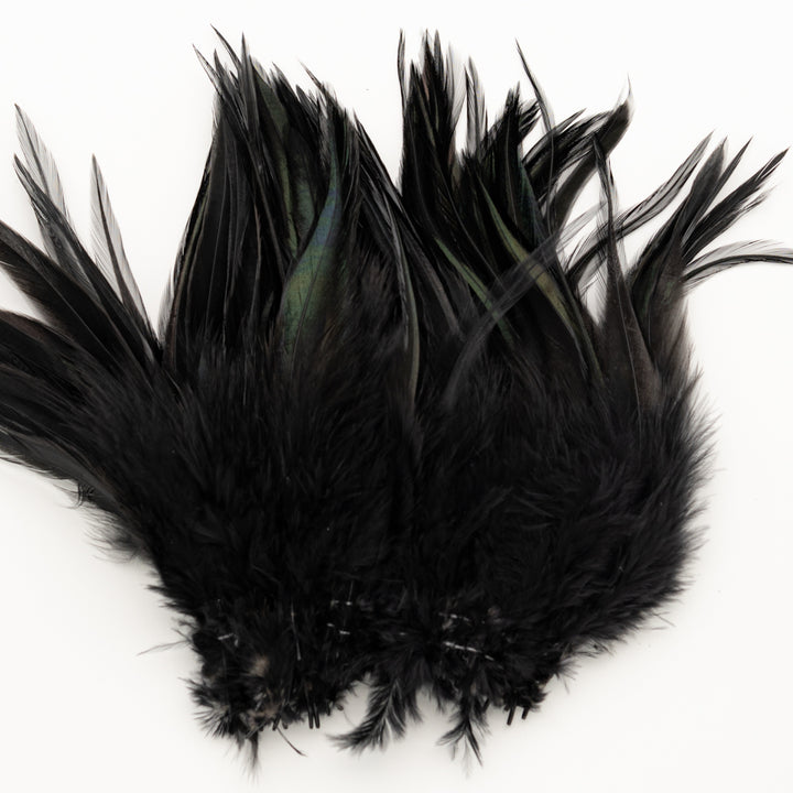 Strung Natural Rooster Saddles