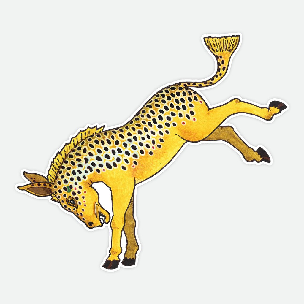 Donkey Brown Trout Decal