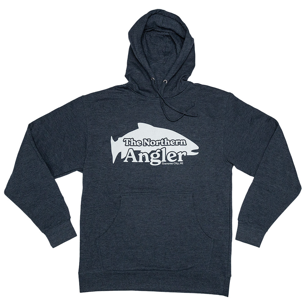 Northern Angler Logo Hoody Navy