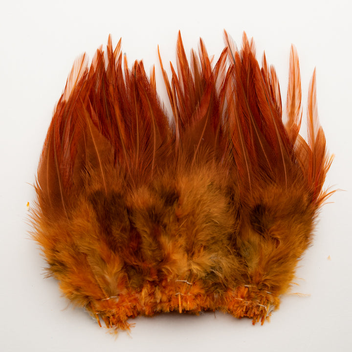 Strung Natural Rooster Saddles