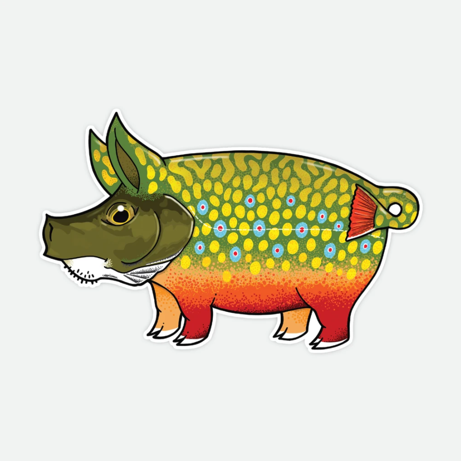 Pig Brook Trout Decal