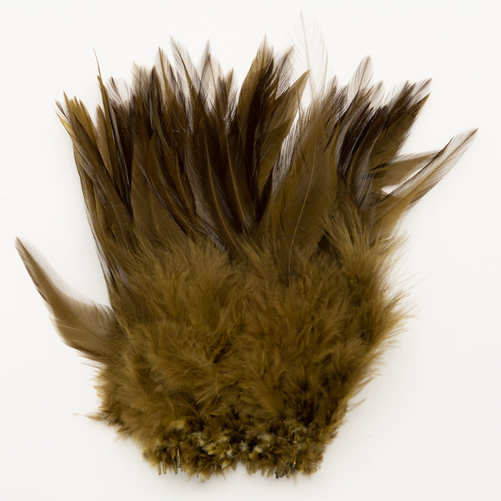 Strung Dyed Rooster Saddles