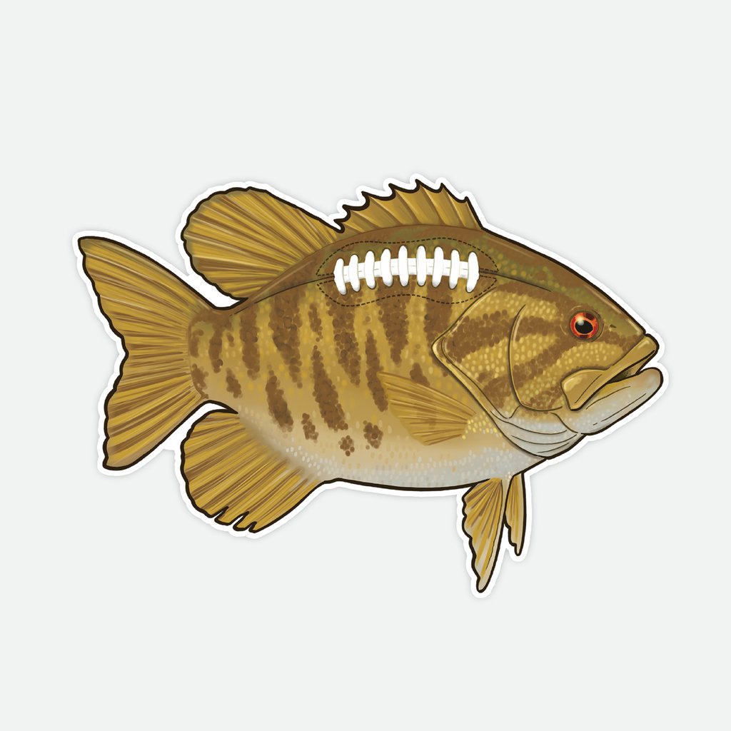 Smallie Football Decal