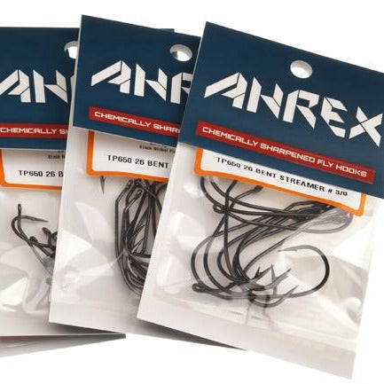 bent fishing hooks Ahrex TP650 26 Degree Bent Streamer Hook