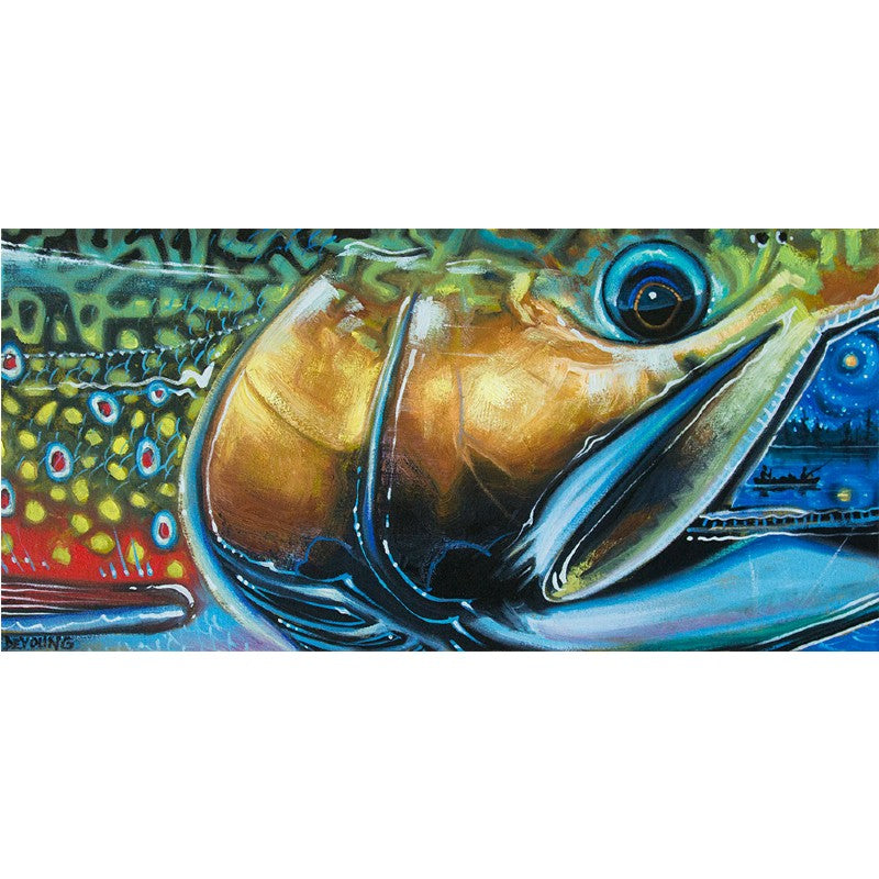 DeYoung Abstract Brookie Decal