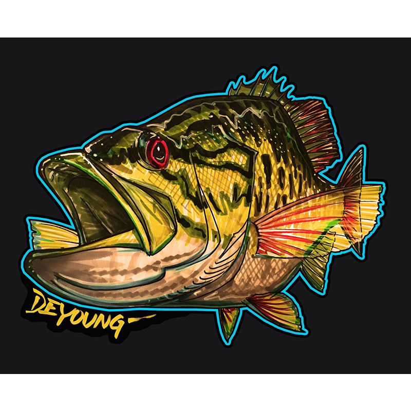 DeYoung Smallmouth Decal