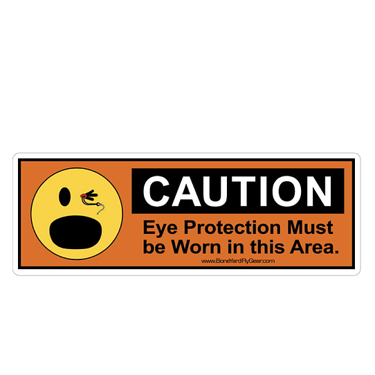 Boneyard Caution Decal