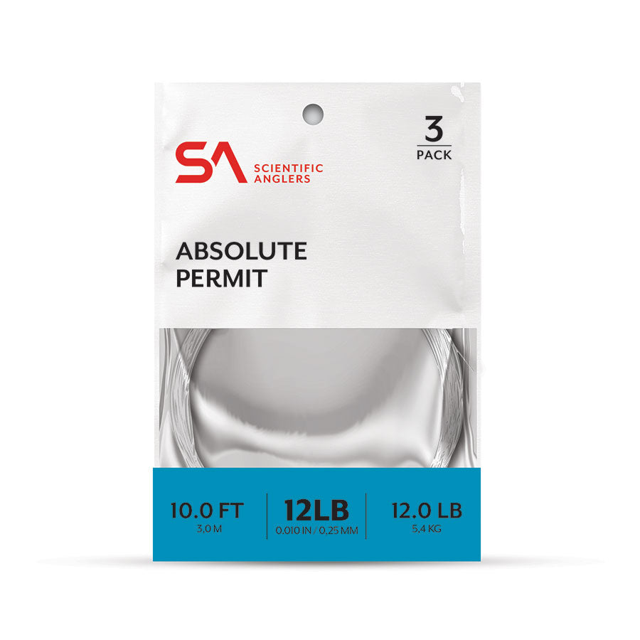 Scientific Anglers Absolute Permit Leaders 3-Pack