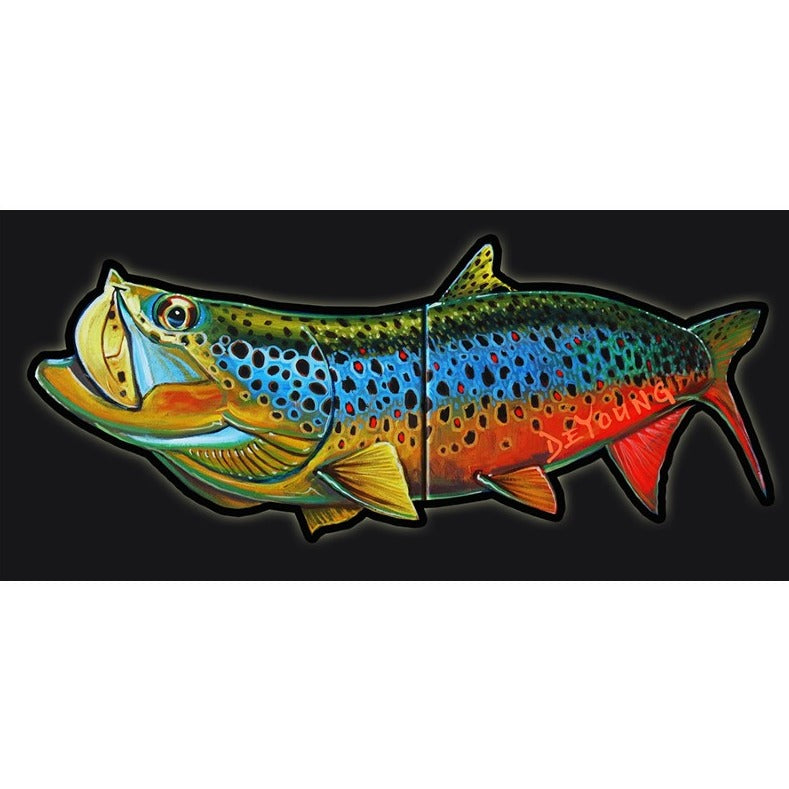 DeYoung Brown Tarpon Decal