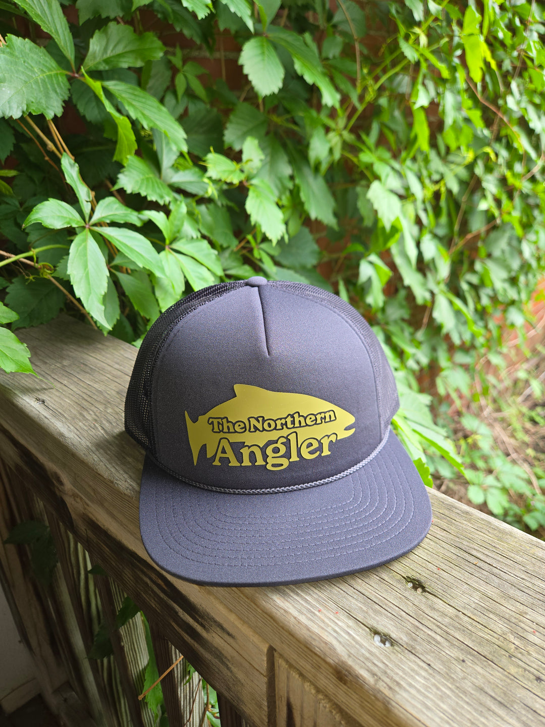 The Northern Angler Trucker Rope Flat Brim