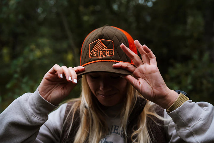 Fishpond Dorsal Fin Quilted Trucker Hat- Campfire