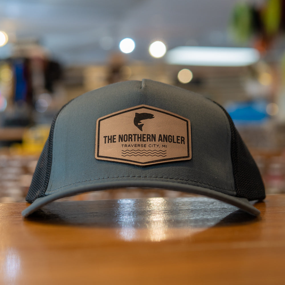 Northern Angler Leather Patch Trucker
