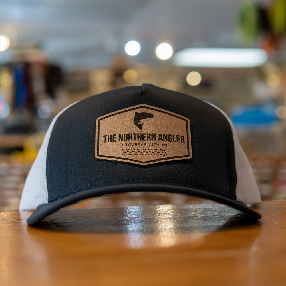 Northern Angler Leather Patch Trucker