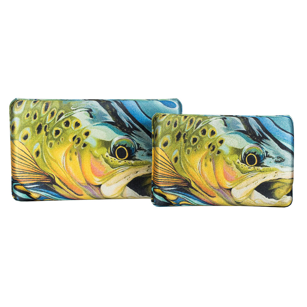 Lightweight Foam Trout Print Fly Boxes