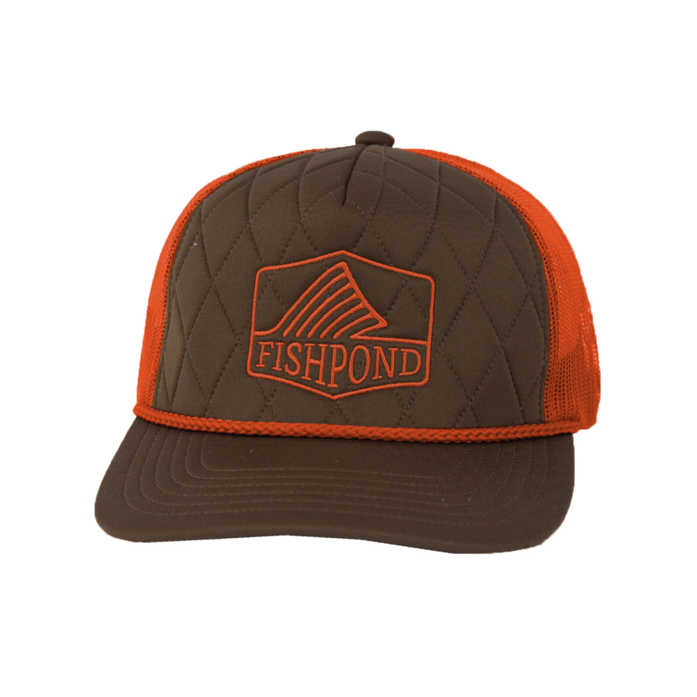 Fishpond Dorsal Fin Quilted Trucker Hat- Campfire