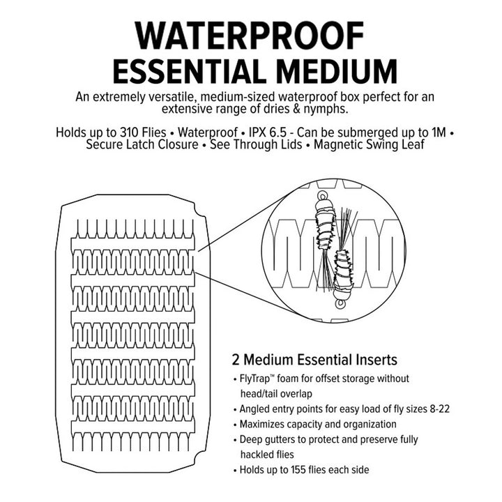 Umpqua UPG Waterproof Foam Essential Box