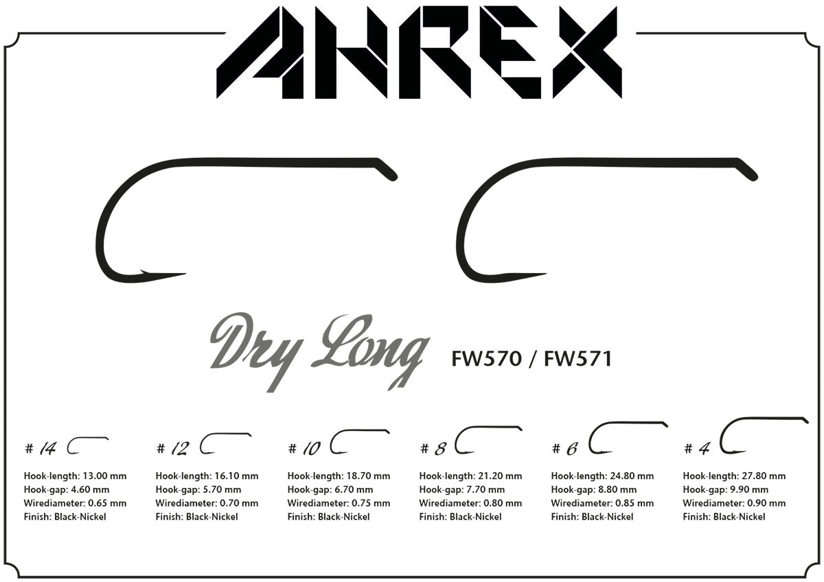 Ahrex 570 Long Dry Fly