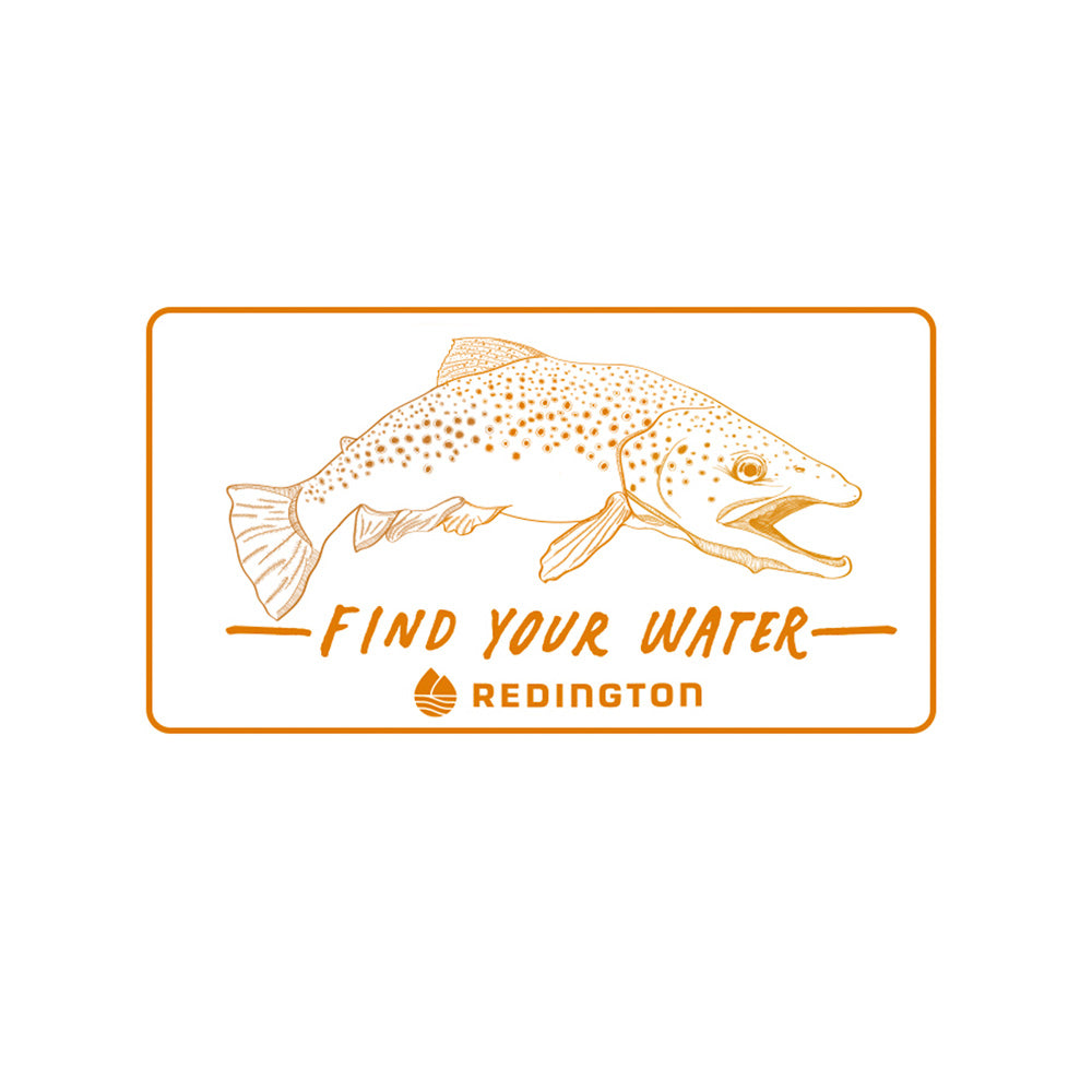 Redington Find Your Water Sticker