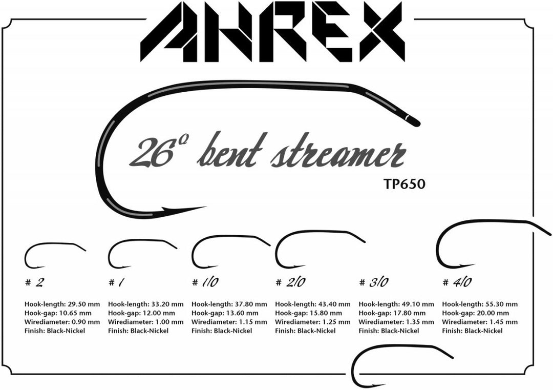 Ahrex TP650 Bent Shank Streamer