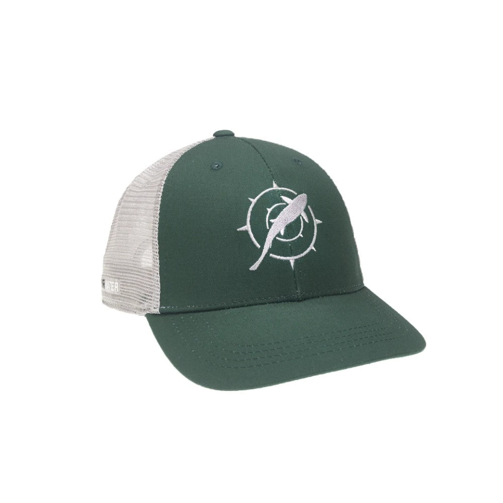 Rep Your Water Trout Compass Trucker