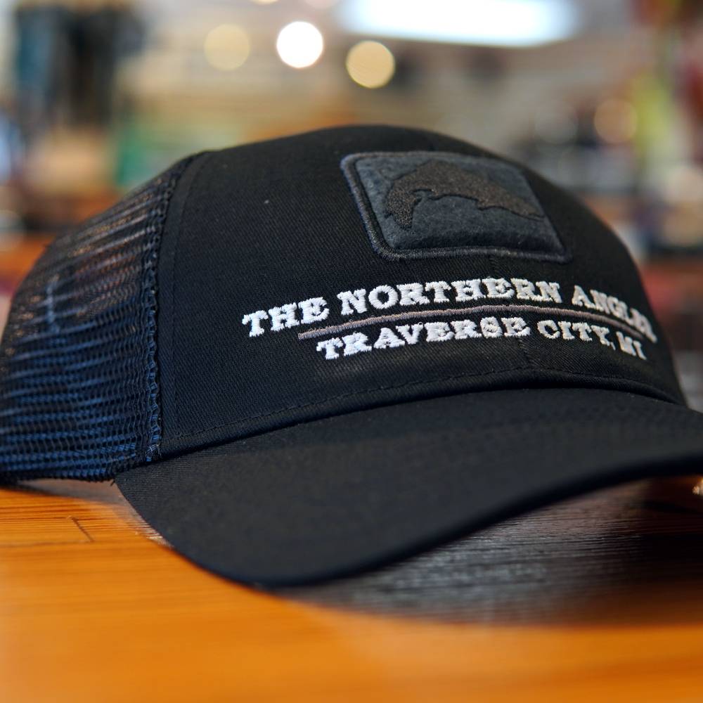 Northern Angler Trout Icon Trucker Black