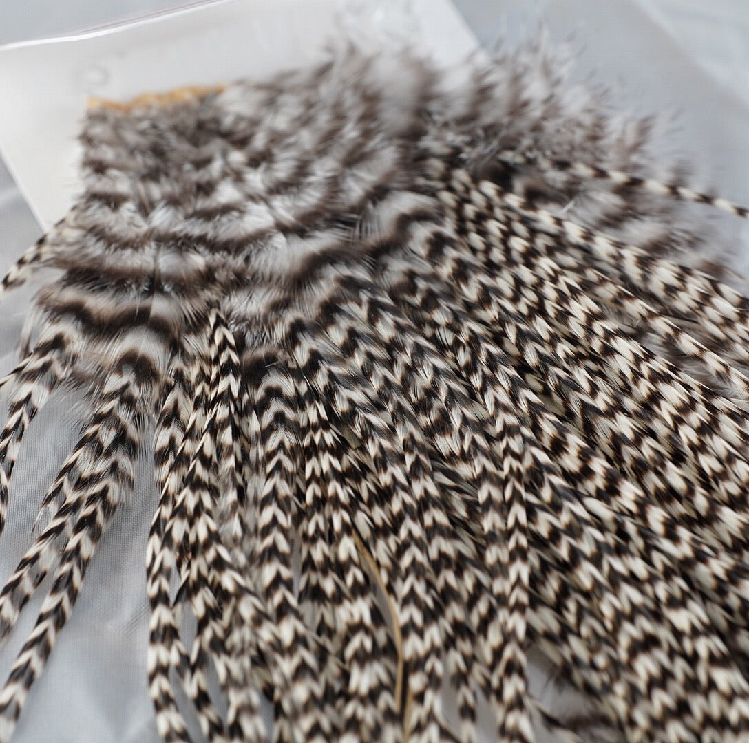 Whiting Midge Silver 1/4 Saddles